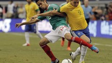 Brazil 1-2 Mexico: Selecao lại tan "giấc mơ vàng"