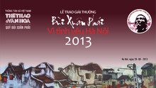 Giải thưởng Bùi Xuân Phái - Vì tình yêu Hà Nội 2013