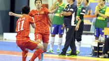 Futsal Việt Nam hạ ĐKVĐ thế giới Brazil: Bất ngờ ngoài tưởng tượng