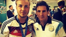 Goetze hé lộ bí mật đằng sau bức ảnh chụp chung với Messi