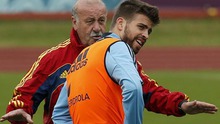 Gerard Pique: Vừa bị Enrique gạt bỏ, vừa bị Del Bosque lảng tránh?