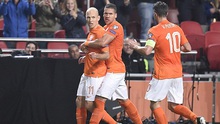Hà Lan 6-0 Latvia: Robben và Huntelaar lập cú đúp, Van Persie tỏa sáng
