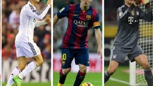 Công bố danh sách rút gọn 3 ứng viên Quả bóng vàng FIFA 2014: Gọi tên Ronaldo, Messi và Neuer