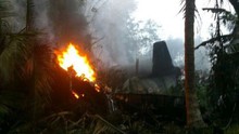 Máy bay quân sự rơi tại Sri Lanka, ít nhất 5 người thương vong