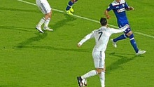 Ronaldo suýt ghi bàn với cú Rabona ngẫu hứng