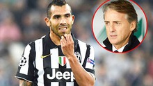 Juve - Inter: Carlos Tevez quyết hạ Inter, rửa hận Mancini