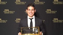 James Rodriguez đoạt giải Bàn thắng đẹp nhất năm 2014