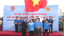Xây dựng công trình cột cờ Tổ quốc tại đảo Mắt - Nghệ An