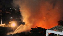 Cháy lớn tại kho hàng của doanh nghiệp thuộc Bộ Quốc phòng