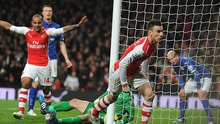 Arsenal 2-1 Leicester: Koscielny và Walcott ghi bàn, 'Pháo thủ' vào Top 4