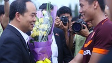 Lãnh đạo Bộ VH,TT&DL thăm và chúc Tết đội tuyển Olympic Việt Nam