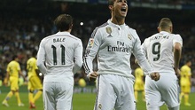 Real Madrid 1-1 Villarreal: Ronaldo lập thành tích về sút 11m. Real chỉ còn hơn Barca 2 điểm
