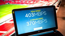 Sân Wembley được trang bị kết nối không dây siêu nhanh 400 Mbps