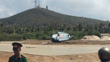 Máy bay trực thăng MI 8 rơi tại huyện đảo Phú Quý - Bình Thuận