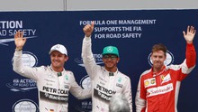 Phân hạng Malaysian GP: Hamilton giành pole trong mưa lớn ở Sepang