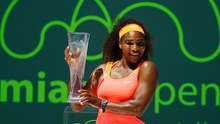 Thắng áp đảo Carla Suarez Navarro, Serena Williams vô địch Miami Masters 2015