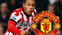 PSV xác nhận Man United hỏi mua Memphis Depay