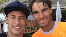 Neymar cổ vũ Nadal thắng trận ở giải Barcelona Open