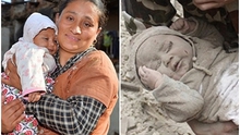 Tâm sự của mẹ em bé sống sót thần kỳ sau động đất Nepal