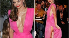 LHP Cannes: Bỏng mắt với váy 'siêu gợi cảm' của Miranda Kerr