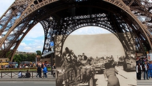 Ảnh độc: 'Lát cắt' chiến tranh thế giới thứ 2 trên đường phố Paris