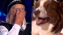 VIDEO: Không thể tin nổi, cặp đôi thí sinh người và chó đăng quang Britain's Got Talent Anh 2015