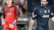 Buffon vs. Ter Stegen: Huyền thoại so găng lính mới