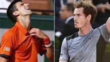 Bán kết Roland Garros 2015: Trận Djokovic và Murray tạm hoãn, 18h hôm nay đánh tiếp