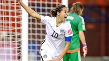 Carli Lloyd: Huyền thoại kế tiếp của tuyển Mỹ