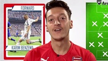 Serge Gnabry có mặt trong đội hình yêu thích của Mesut Oezil