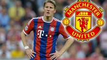 XÁC NHẬN: Man United đã có Bastian Schweinsteiger từ Bayern Munich với giá 14 triệu bảng