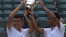 Lý Hoàng Nam VÔ ĐỊCH đôi nam trẻ Wimbledon 2015