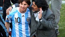 Maradona: 'Đừng có cưng chiều Messi nữa! Cứ về tuyển là cậu ta chẳng bắt nạt được ai'