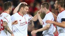 James Milner lập công, Liverpool giành chiến thắng 2-1 trước Brisbane Roar