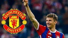 Philipp Lahm thừa nhận Thomas Mueller có thể đến Man United