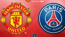 CẬP NHẬT link truyền hình trực tiếp trận Man United - PSG (8h, 30/7)