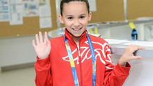 Cô bé 10 tuổi chính thức trở thành VĐV trẻ nhất trong lịch sử giải VĐ bơi lội thế giới