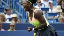 Cincinnati 2015: Djokovic, Serena Williams thẳng tiến