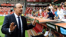 Benitez 'tỉnh bơ' sau trận Gijon 0-0 Real Madrid: 'Đá thế là tốt, tôi lạc quan'