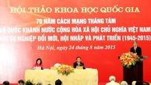 Hội thảo về 70 năm Cách mạng tháng Tám và Quốc khánh 2/9