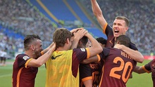 Roma 2-1 Juventus: Dzeko nổ súng, Evra nhận thẻ đỏ, Juve lại thua trận