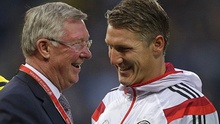 Bastian Schweinsteiger tranh thủ 'diện kiến' Sir Alex Ferguson