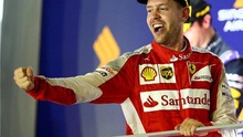 F1 - chặng 13 GP Singapore: Vettel vô địch, Hamilton trắng tay