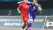 Giải futsal nữ vô địch châu Á 2015, Việt Nam – Nhật Bản 2-4: Khác biệt đẳng cấp