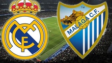 Link truyền hình trực tiếp và sopcast trận Real Madrid - Malaga (23h15, 26/9)