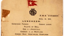 Tò mò với thực đơn bữa trưa giá 2 tỷ đồng trên tàu Titanic