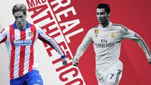 Link truyền hình trực tiếp và sopcast trận Atletico Madrid - Real Madrid (01h30,05/10)