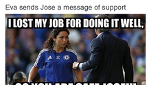 Fan Chelsea lấy Eva Carneiro để chế nhạo Mourinho