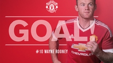 Bàn thắng Everton - Man United: Rooney kết thúc chuỗi trận tịt ngòi