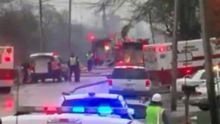 VIDEO: Đám cháy khủng khiếp từ máy bay Mỹ gặp nạn